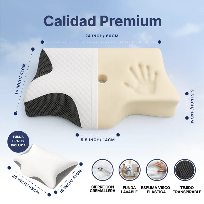 OrthoSleep™ – Almohada Cervical