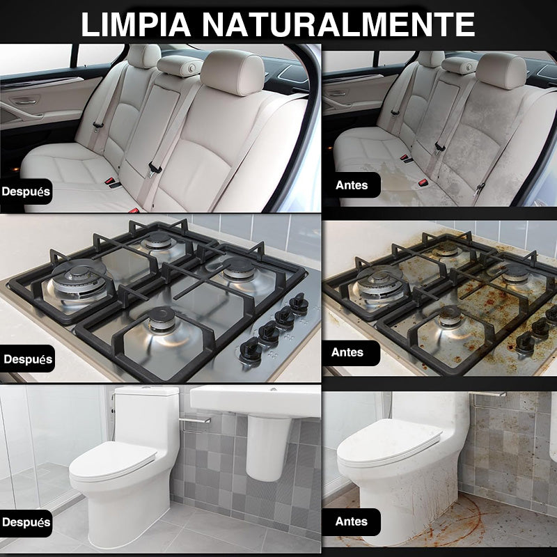 Limpiador a Vapor Portátil 12 Accesorios, Alta Presión y Ecológico, Desodorización y Desinfección en Hogar, Cocina y Baño