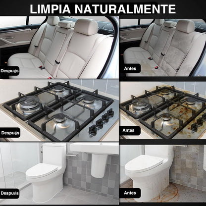 Limpiador a Vapor Portátil 12 Accesorios, Alta Presión y Ecológico, Desodorización y Desinfección en Hogar, Cocina y Baño